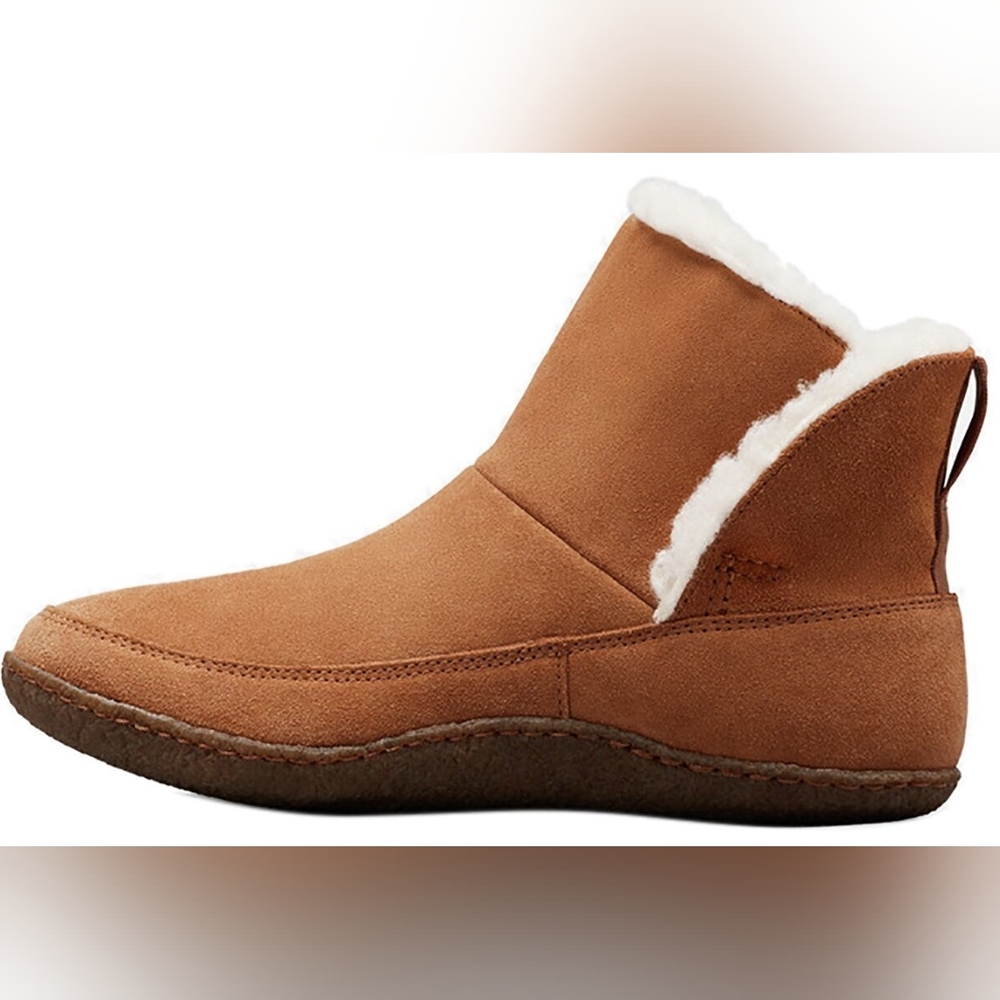 Sorel Nakiska Tan Winter Boots with White Trim Size 10 MSRP $104.95 - Picture 3 of 13